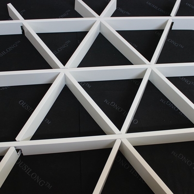 Ролик покрывая панель крытого алюминиевого потолка металла решетки треугольника алюминиевую для ходя по магазинам Hall