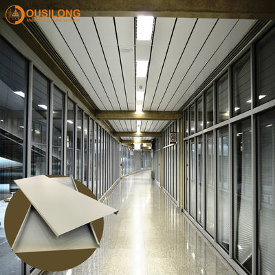 Водоустойчивый декоративный суспендировать потолок c металла сформировал/прокладки прямоугольника панель потолка металла