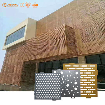 CNC отрезал панель ненесущей стены пефорировал алюминиевые панели плакирования фасада для архитектурноакустического орнамента