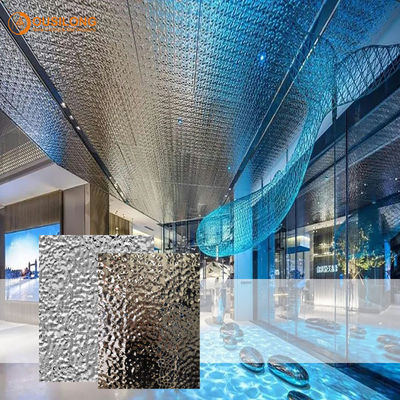 Панель потолка панелей плакирования 2.0mm коммерчески металла зданий декоративная стальная волнистая