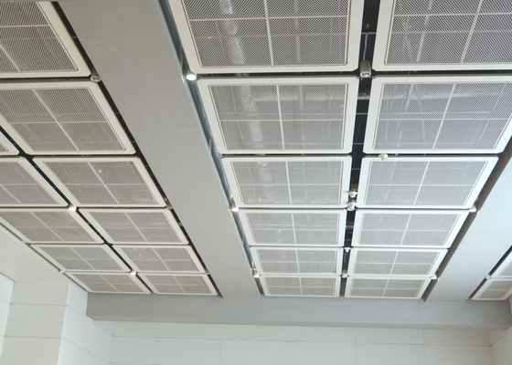 Внутренний провод оцинкованной стали расширил потолок сетки металла, плитки потолка металла порошка приостанавливанные покрытием