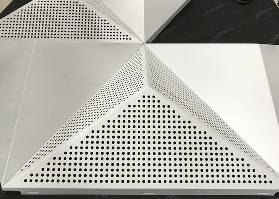 Система панелей стены барельеф архитектурноакустическая алюминиевая для звукоизоляционного плакирования