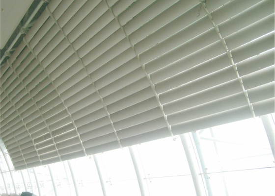 Строя профиль фасада алюминиевый ослепляет систему тени Солнца покрытия PVDF декоративную внешнюю алюминиевую для стены
