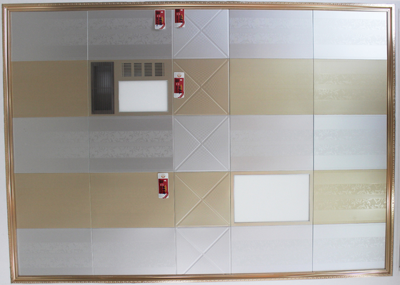 Самомоднейший художнический зажим в плитке 300mm x 300mm потолка, выбитый/фотоокисление