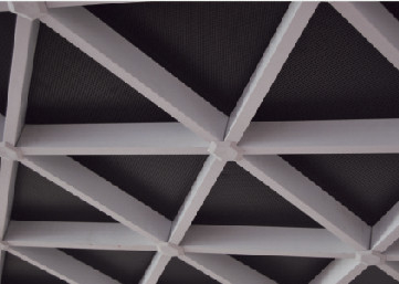 Прессованные плитки потолка треугольника коммерчески, алюминиевая суспендируя решетка потолка