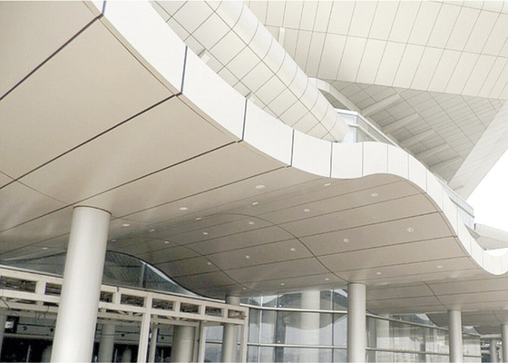 Панель Composit сота фасадов здания декоративная материальная алюминиевая Windproof для оперы музея