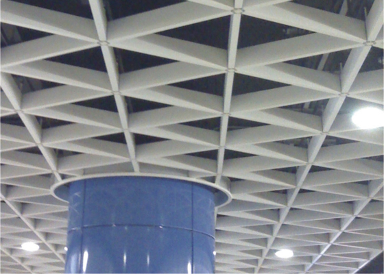 потолок решетки металла прочной зеленой штольни триангулярный/декоративные строительные материалы металла