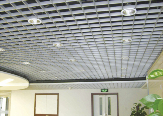 раскройте легковес потолка решетки металла прямоугольника клетки для декоративного суспендировать потолка