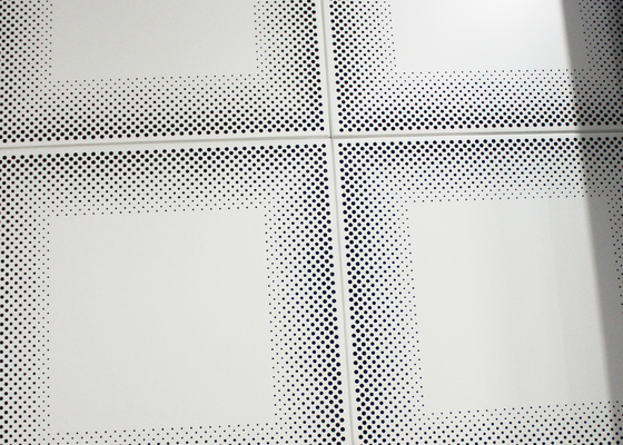 Metal панели пефорированные фронтом алюминиевые акустические для плиток потолка потолка 12 x 12, SGS