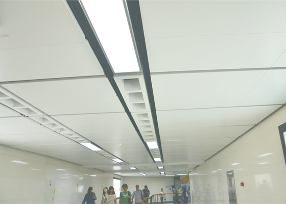 Придайте огнестойкость покрашенным пефорированным алюминиевым панелям потолка, коммерчески плиткам потолка падения 600 x 1200