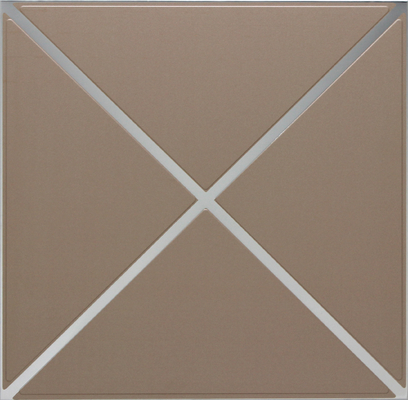 Плитки потолка нутряного зеркала металла художнические для плиток потолка подвала 2 x 2, GB/T28001-2011
