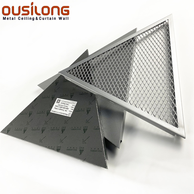 сетка треугольника 1.0mm алюминиевая Зажим-в Кнопк-в потолке для коммерчески зданий