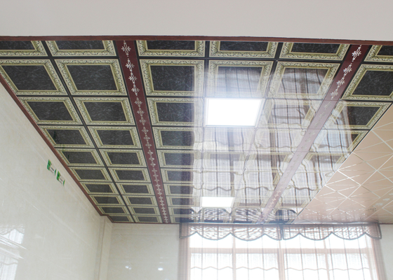 Малая проверка суспендируя плитки художнического потолка Tegular для домашней пространственной картины