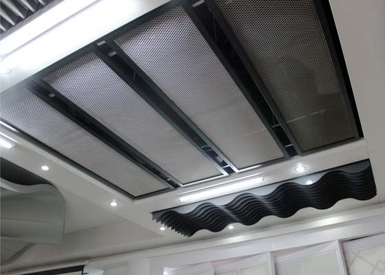 Алюминий или стальные коммерчески плитки потолка для строить нутряное украшение, SONCAP