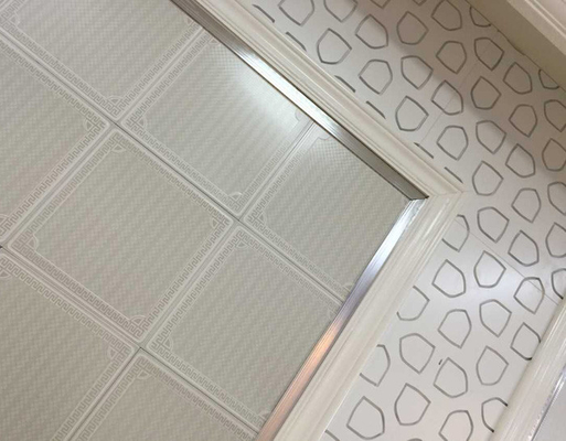 Металл потолка геометрической картины художнический для домашнего украшения