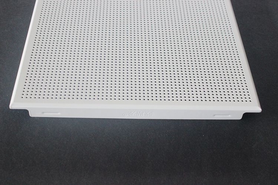 Выдержите упорный акустический покрынные алюминий плиток потолка/гальванизированная стальная белизна