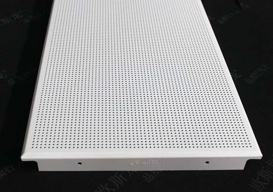 ISO аттестовал зажим в доказательстве ржавчины панели потолка белым покрынном порошком