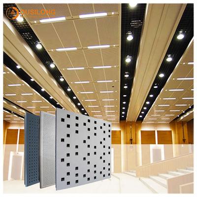 Декоративный алюминиевый панелей потолка стены белого металла приостанавливанный/алюминиевый пефорированный потолок
