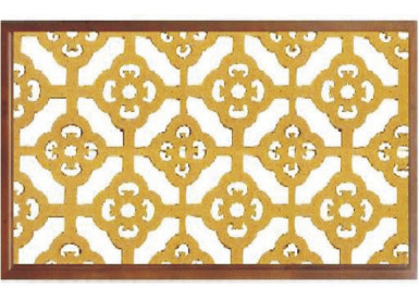 Художническая алюминиевая панель стены/изготовленное на заказ искусство цветут высеканные плитки потолка украшения