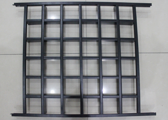 Metal панель плиток потолка потолка решетки коммерчески, установите с T-решеткой черноты 14